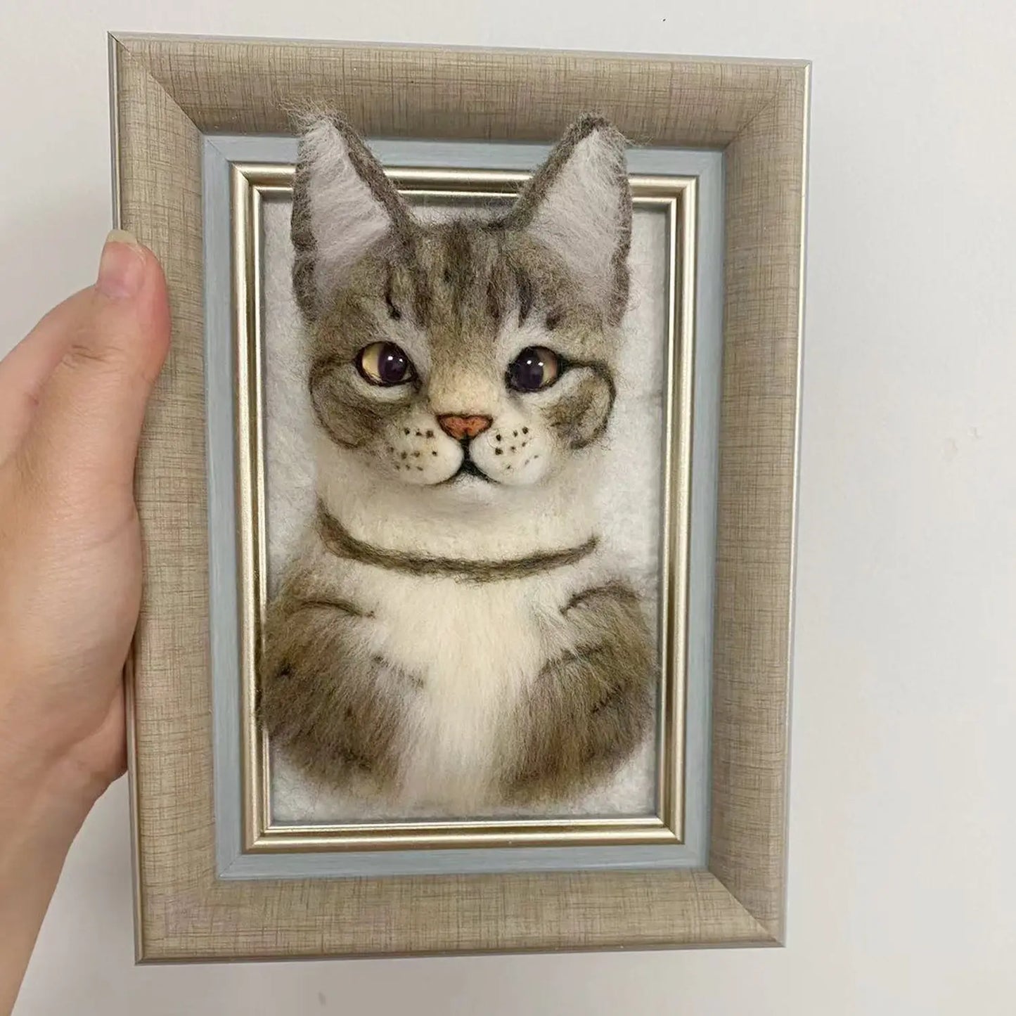 Original Pet Portrait Frame Plush Clone Printsforpet