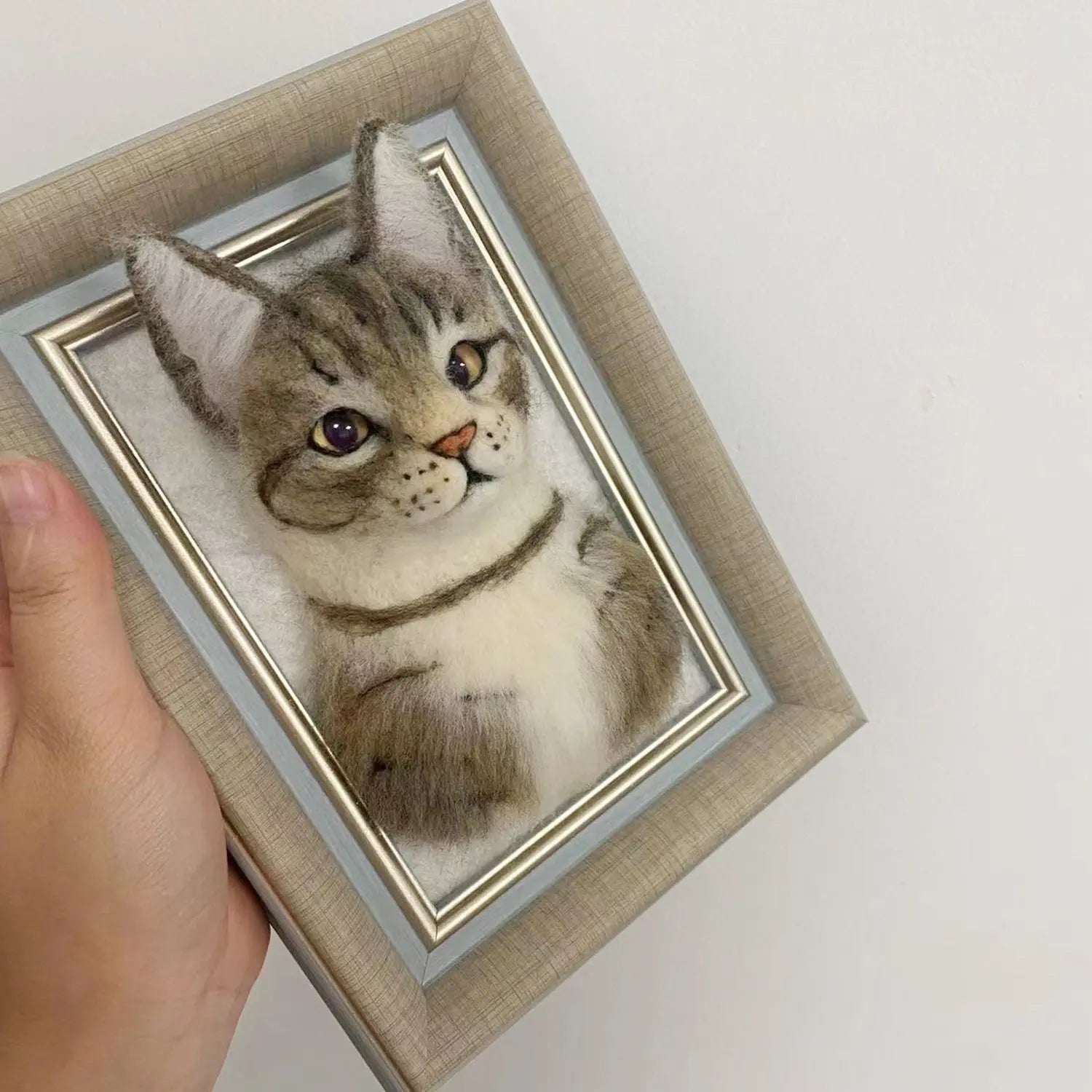 Original Pet Portrait Frame Plush Clone Printsforpet