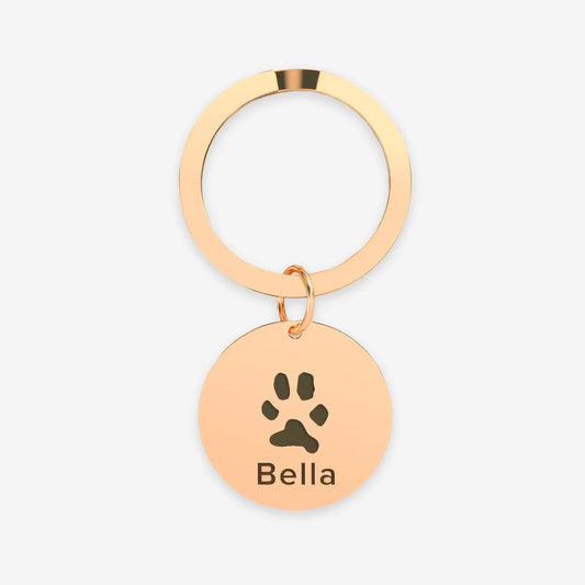 Custom Pet Paw Keychain Printsforpet