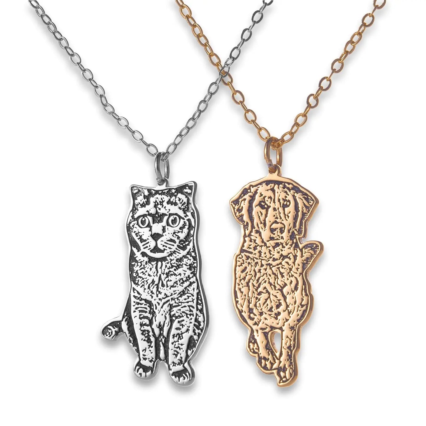 Pet Cutout Necklace Printsforpet