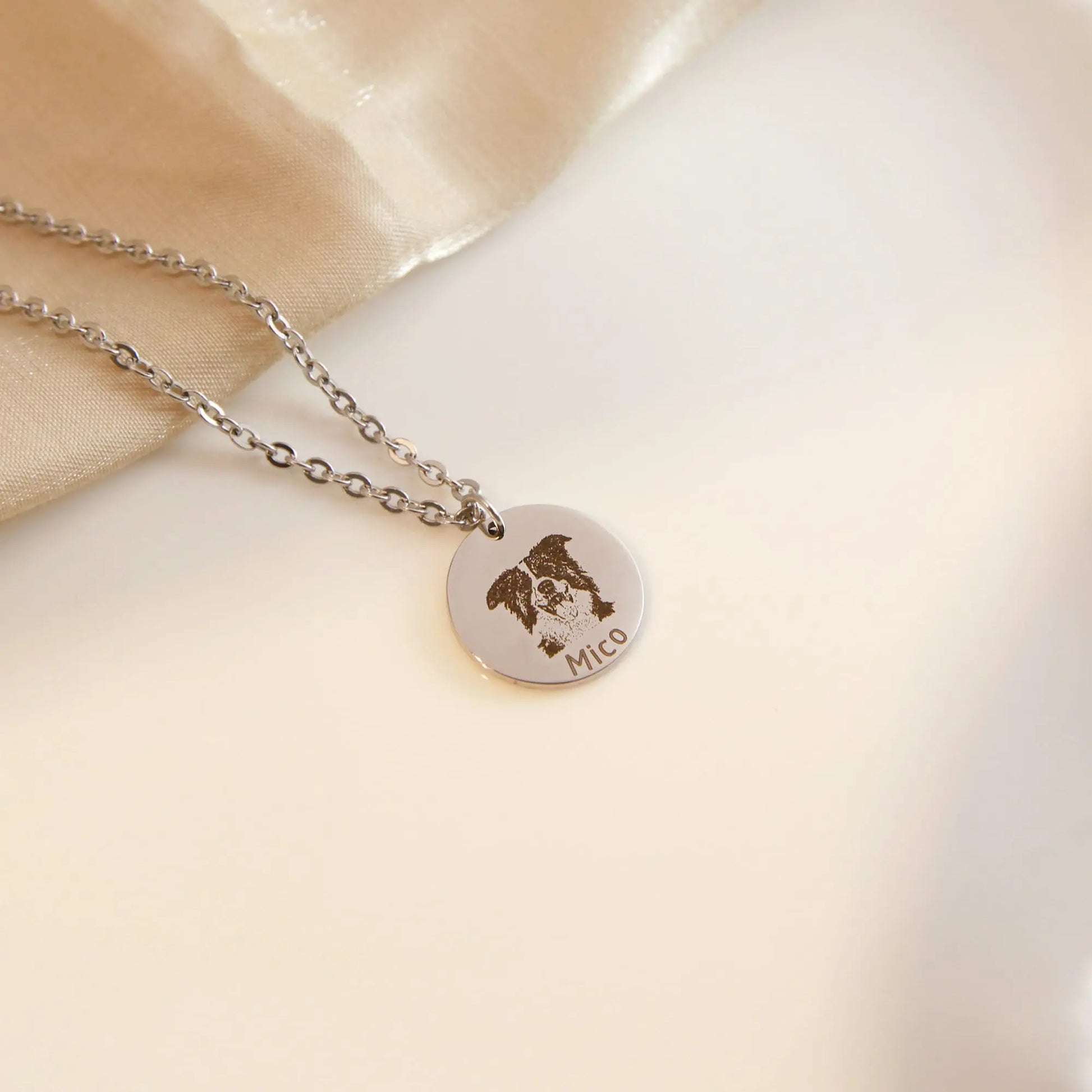 Personalized Pet Face Necklace Printsforpet