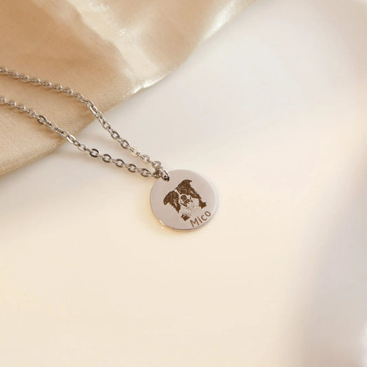 Personalized Pet Face Necklace Printsforpet