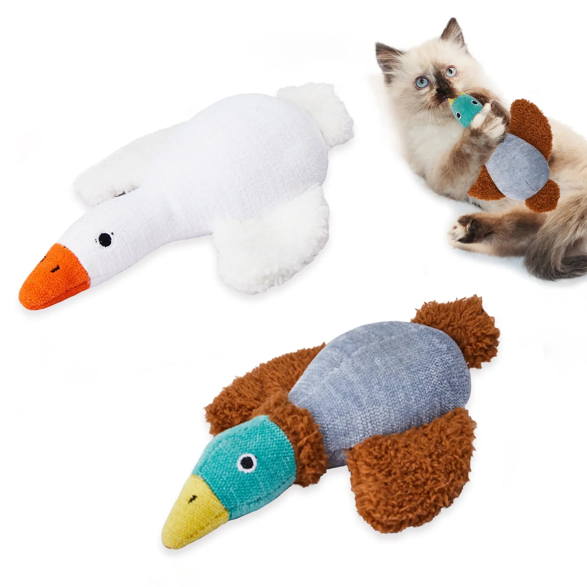 Birds Cat Toys, 2 Pack Catnip Toys Soft Durable, Crinkle Sound - Printsforpet