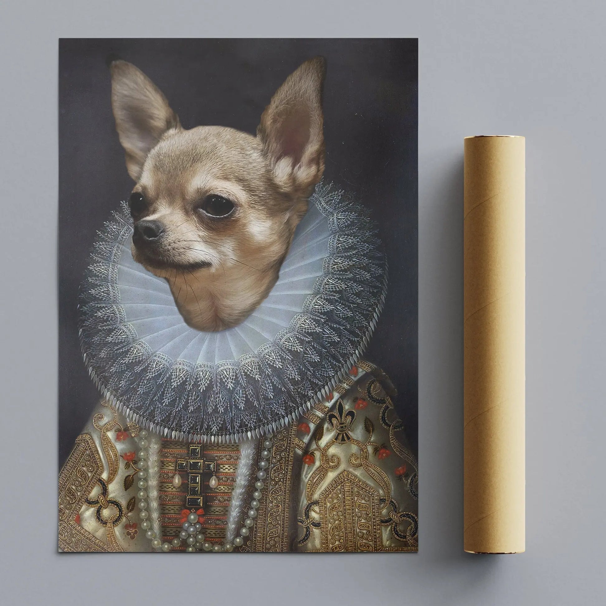 Empress - Personal Custom Vintage Pet Portrait - Printsforpet