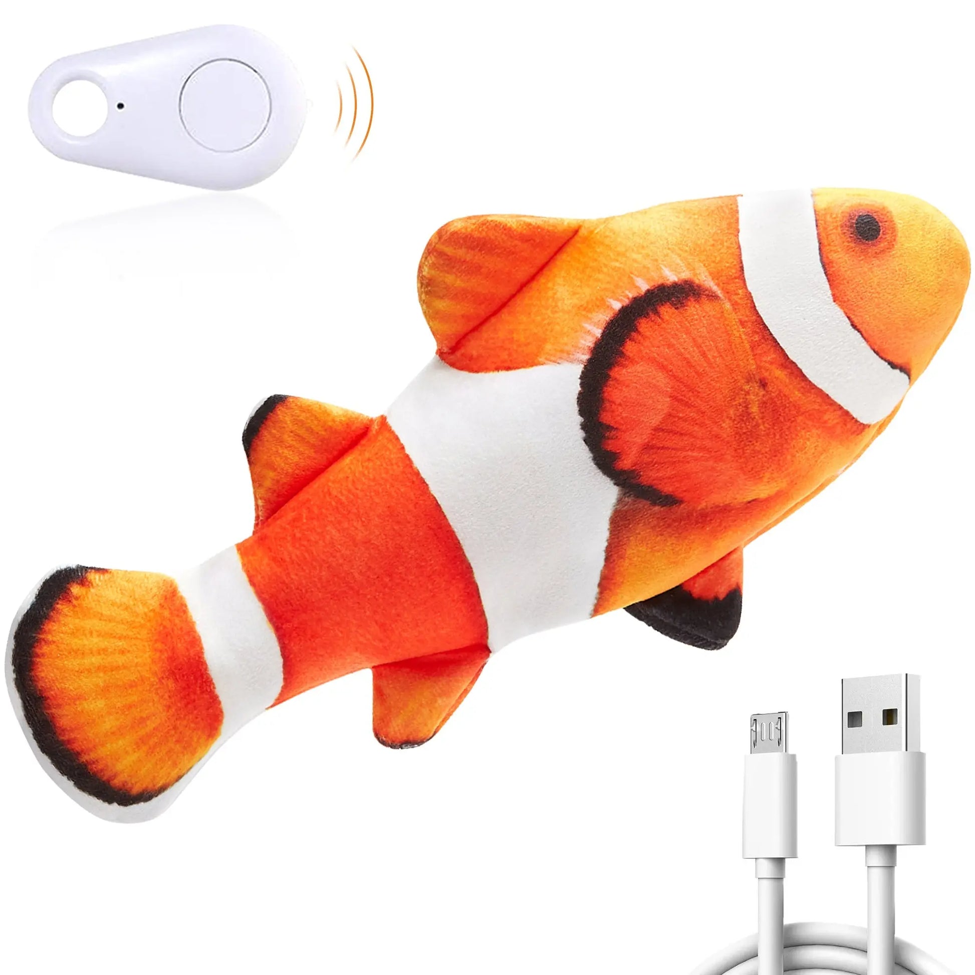 Cat Toys Remote Control Flopping Fish - Printsforpet