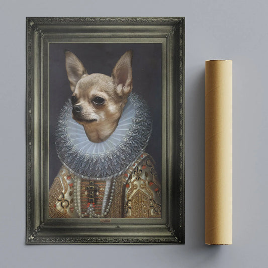 Empress - Personal Custom Vintage Pet Portrait - Printsforpet