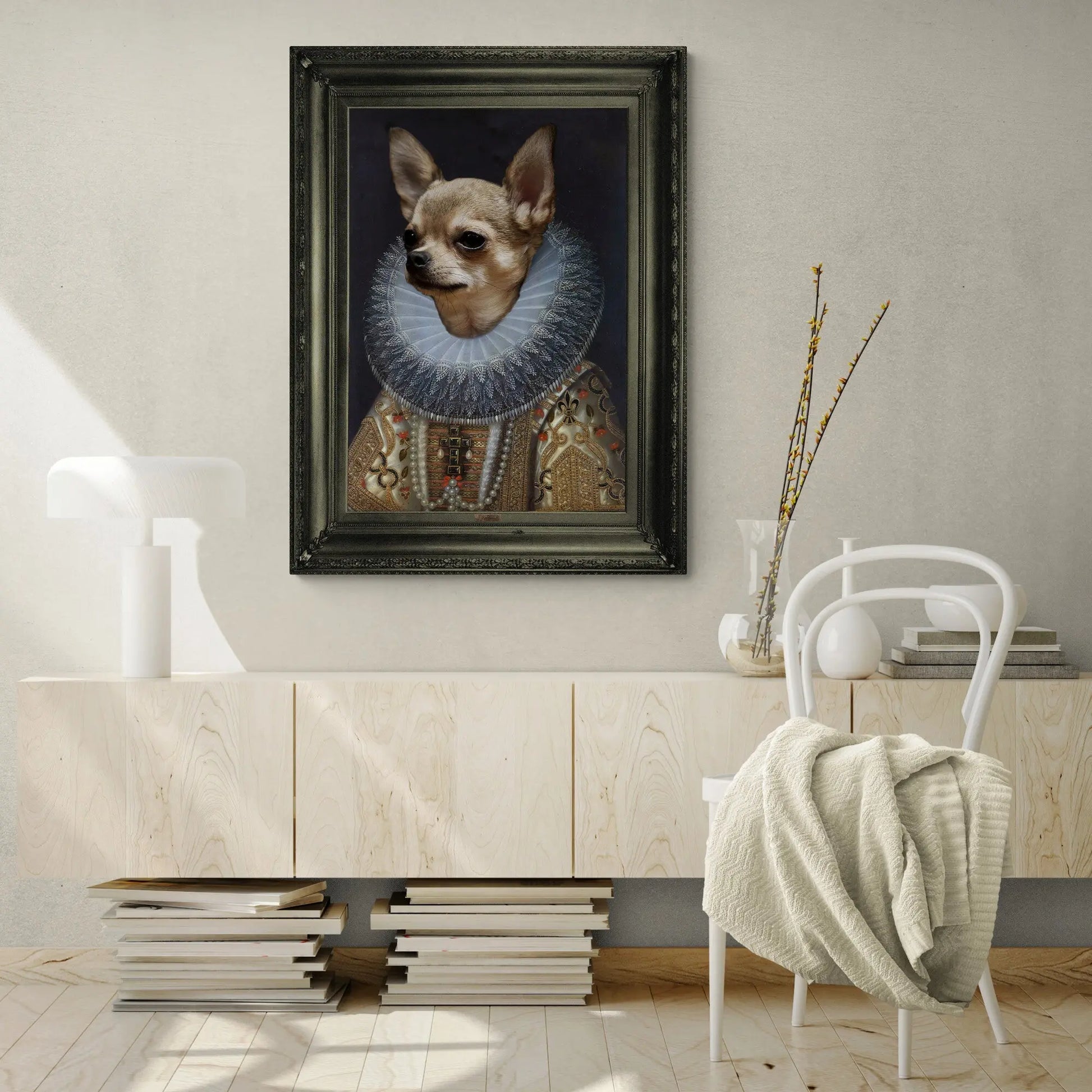 Empress - Personal Custom Vintage Pet Portrait - Printsforpet