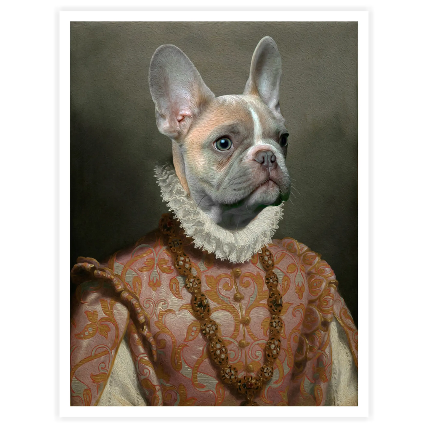 Baroness - Personal Custom Vintage Pet Portrait - Printsforpet