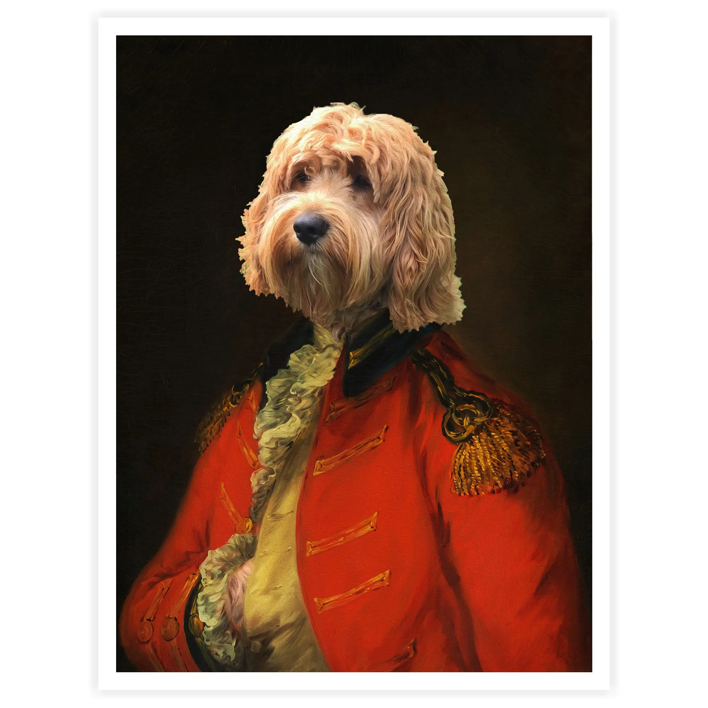 Brigadier - Personal Custom Vintage Pet Portrait - Printsforpet