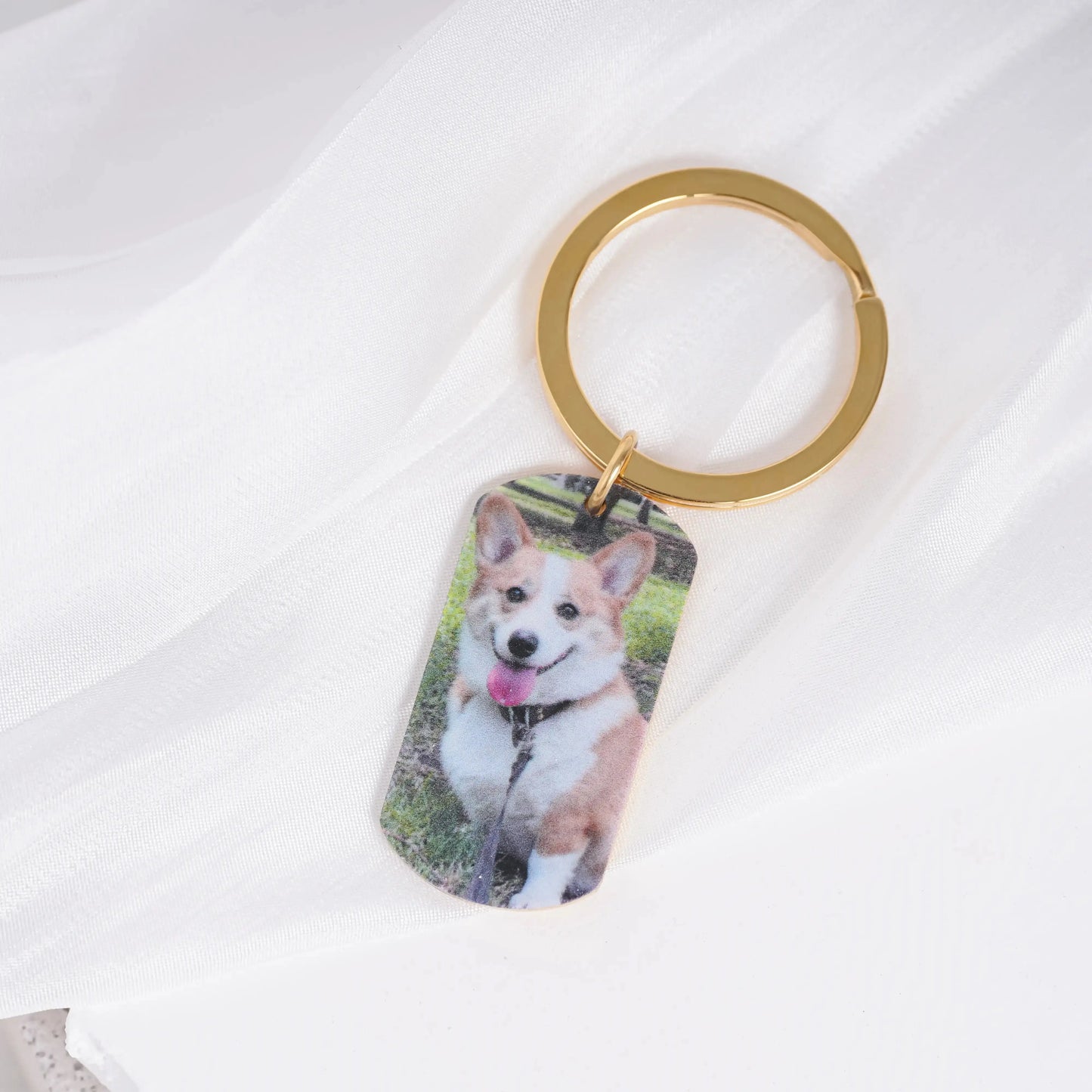 Custom Keychain with Pet Photo Printsforpet