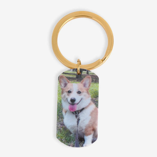 Custom Keychain with Pet Picture Printsforpet