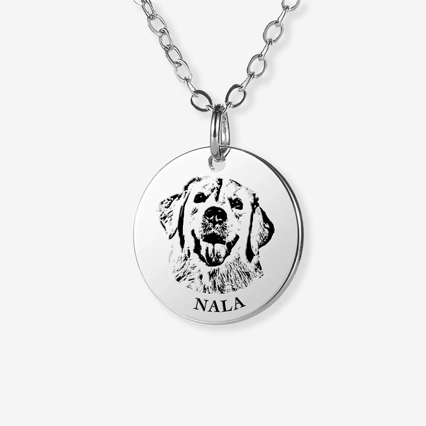 Custom Pet Portrait Necklace Printsforpet