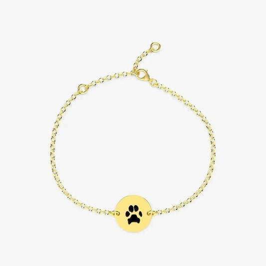 Double-Sided Custom Paw Memorial Bracelet Printsforpet