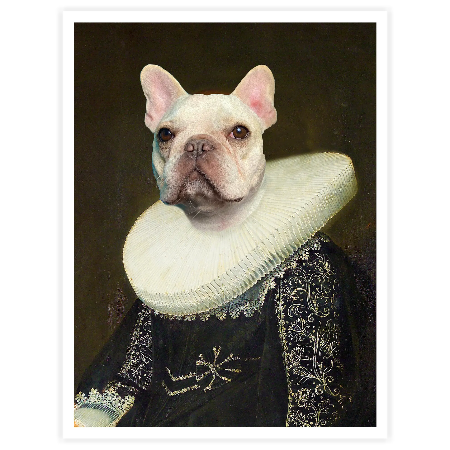 Elizabeth - Personal Custom Vintage Pet Portrait - Printsforpet