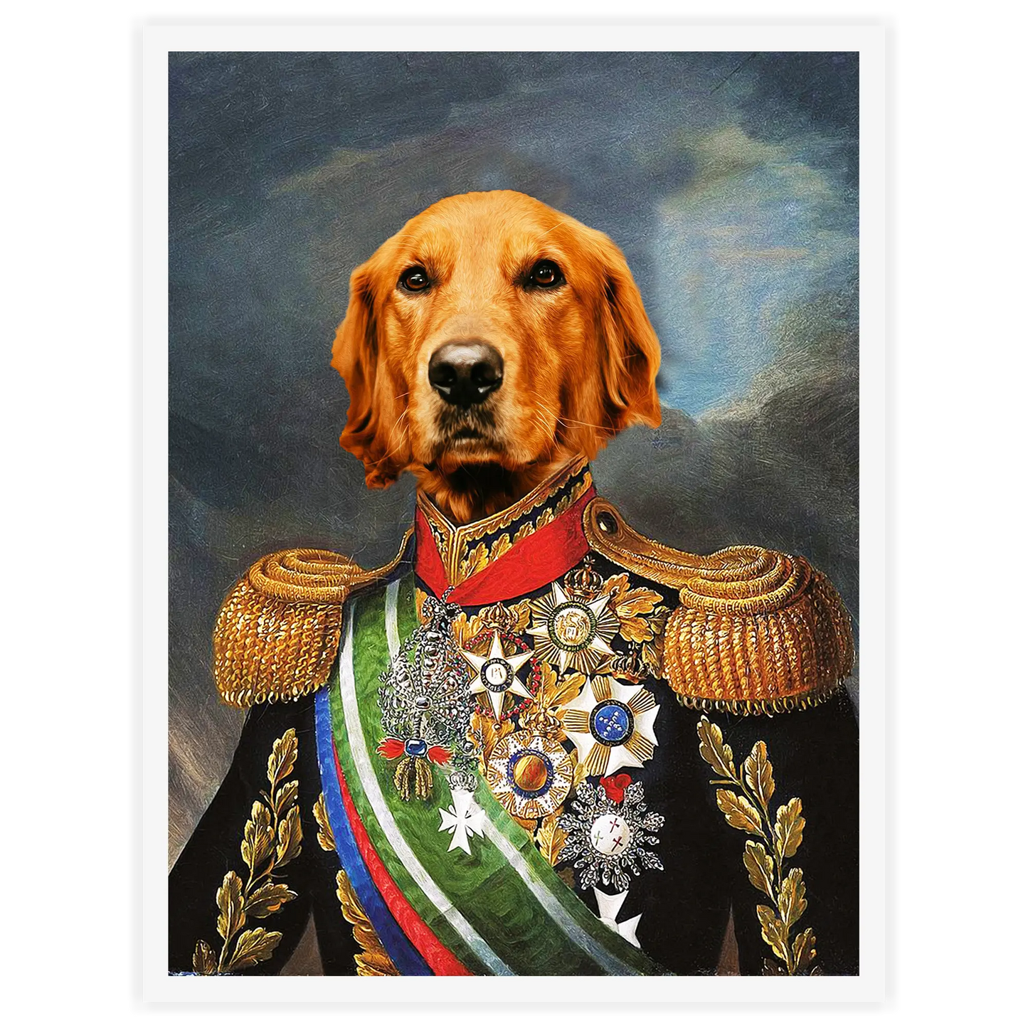 Emperor - Personal Custom Vintage Pet Portrait - Printsforpet