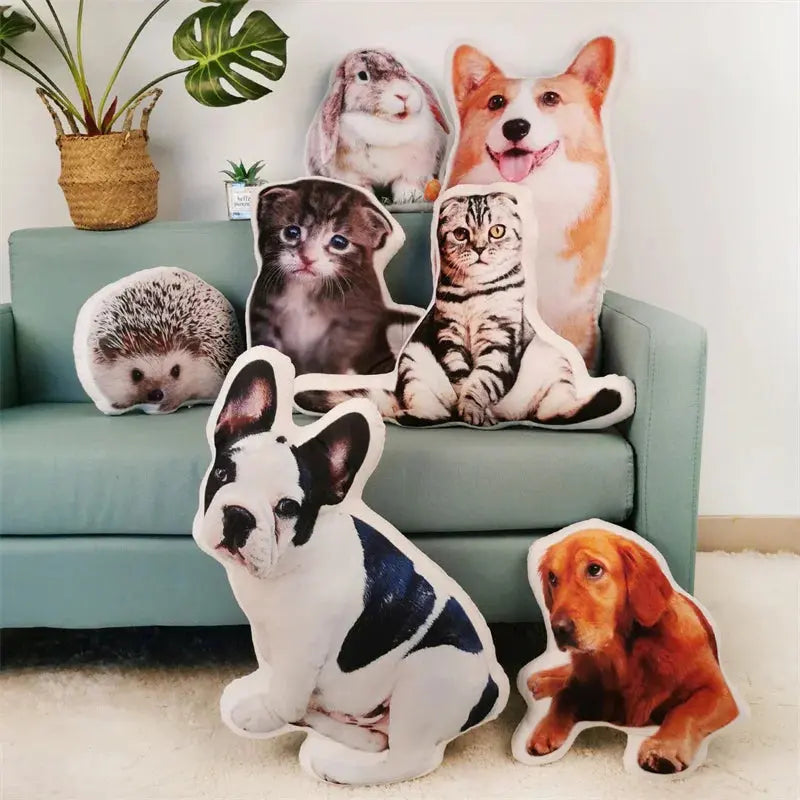 Personalized Photo DIY Pet Cushion Custom Stuffed Animal Pillow Printsforpet