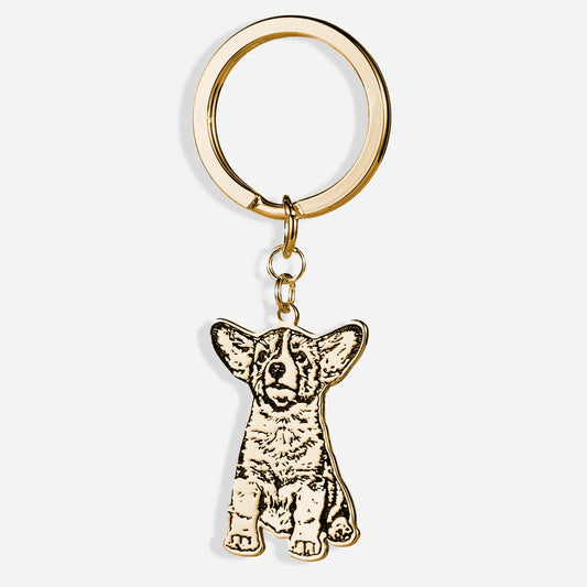 Pet Cutout Keychain Printsforpet