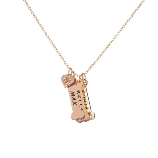 Personalized Bone Necklace Printsforpet