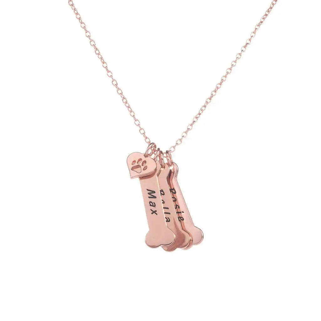 Personalized Bone Necklace Printsforpet