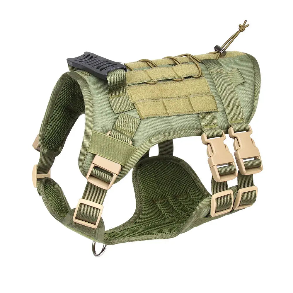 No Pull Dog Harness, Medium Big Dog Multifunction Tactical Vest Printsforpet