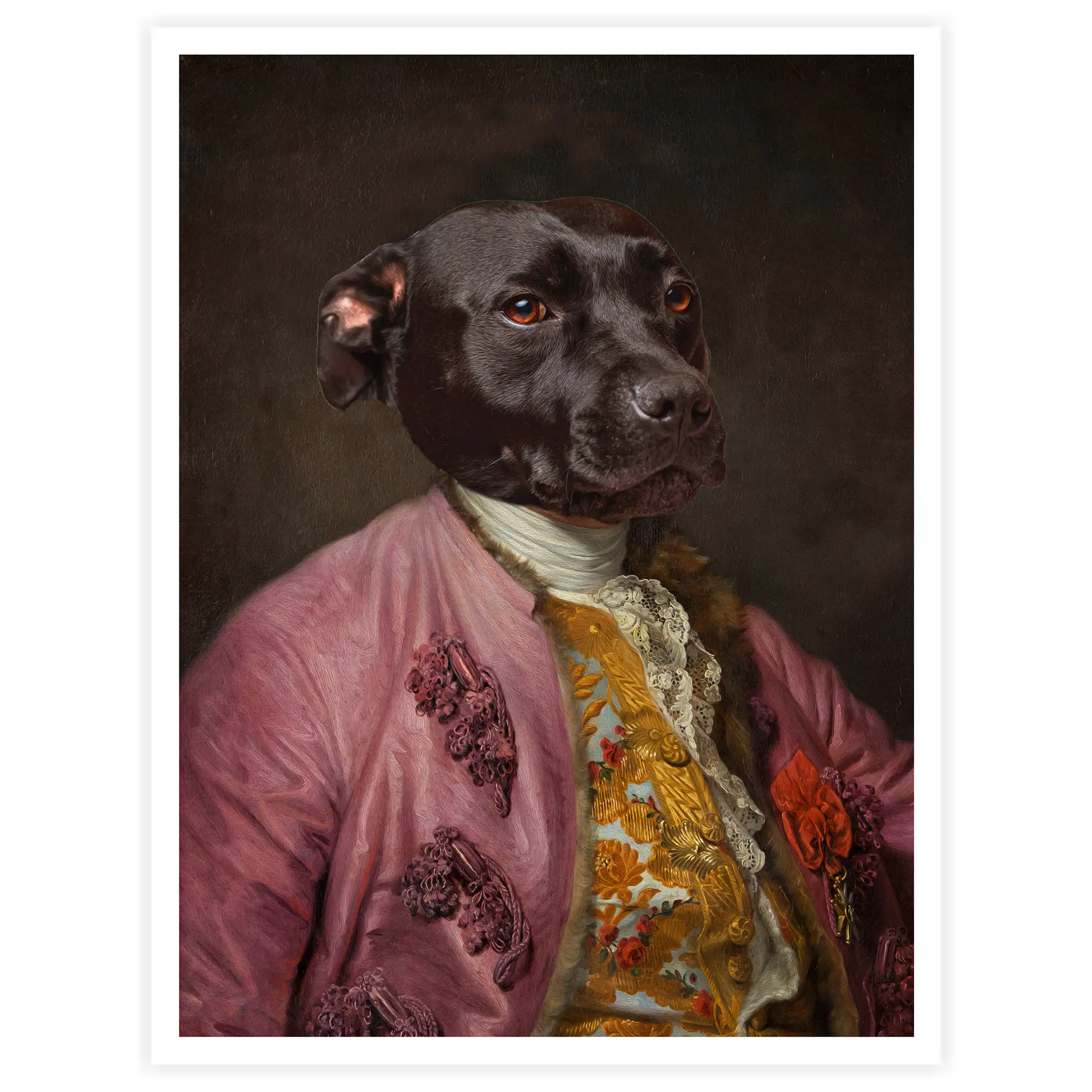 Viscount - Personal Custom Vintage Pet Portrait - Printsforpet