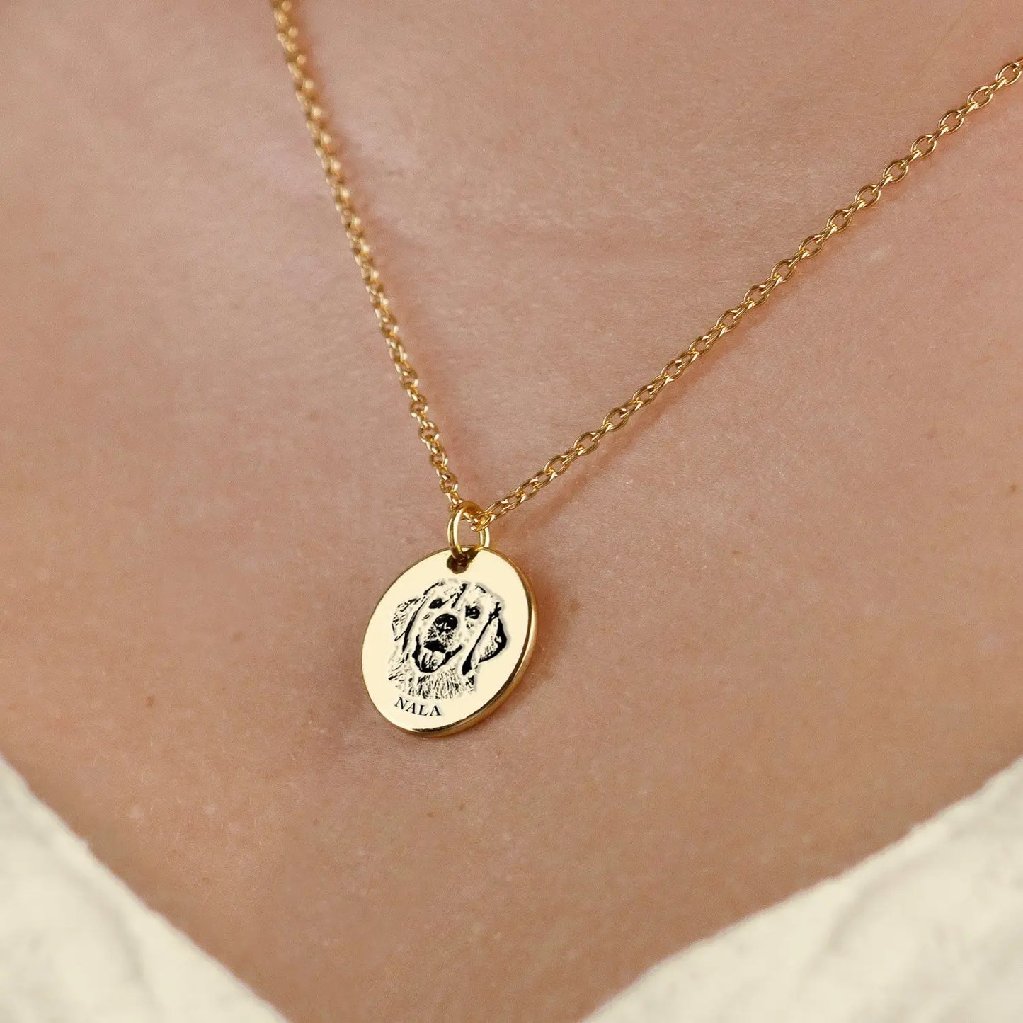 Custom Pet Portrait Necklace Printsforpet