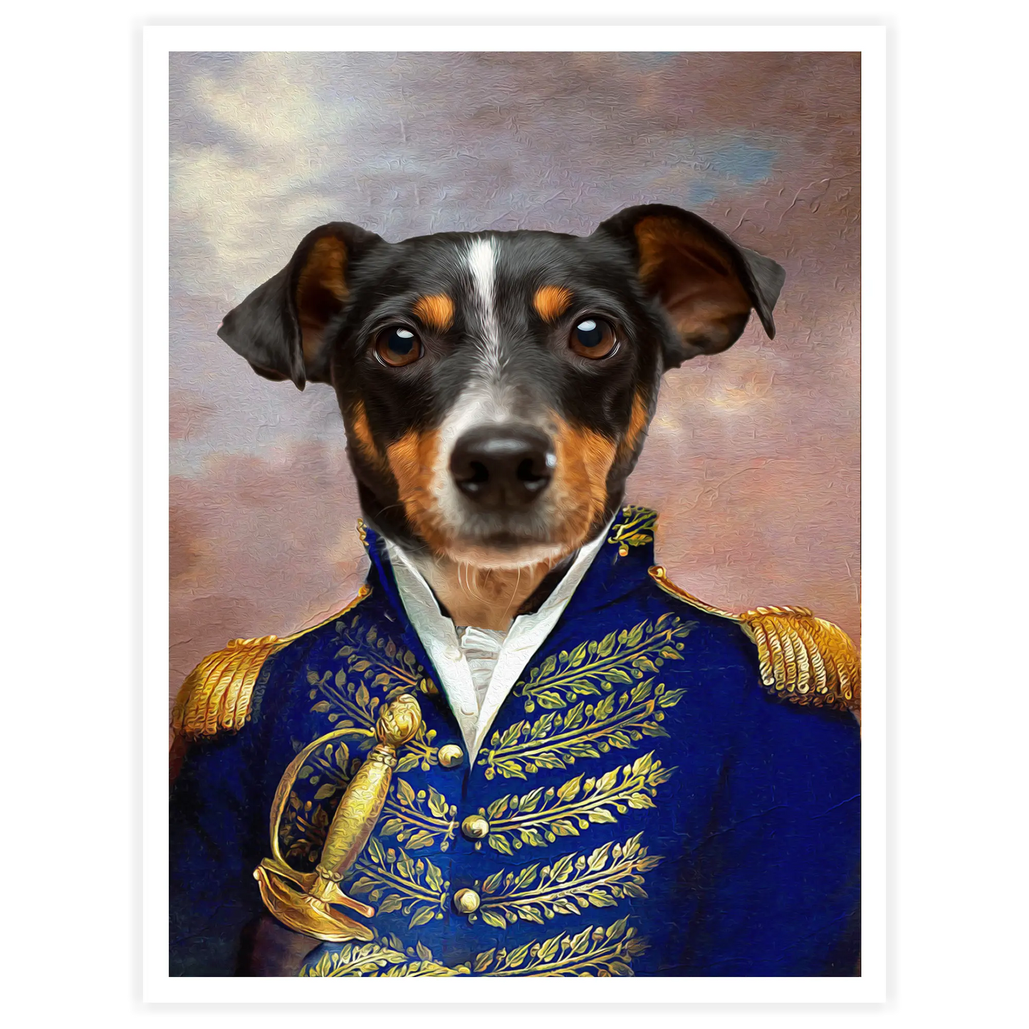 Baron - Personal Custom Vintage Pet Portrait - Printsforpet