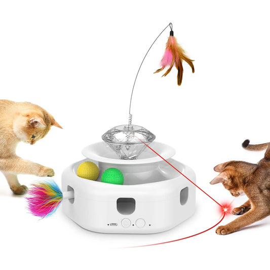 4-in-1 Interactive Cat Laser Toys - Printsforpet